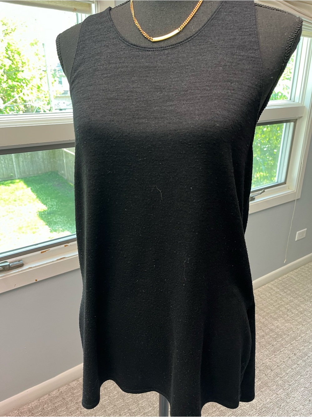 Wilfred Free Black Sleeveless Top S